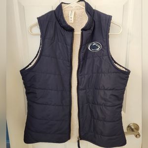 Penn State new Reversible sherpa vest